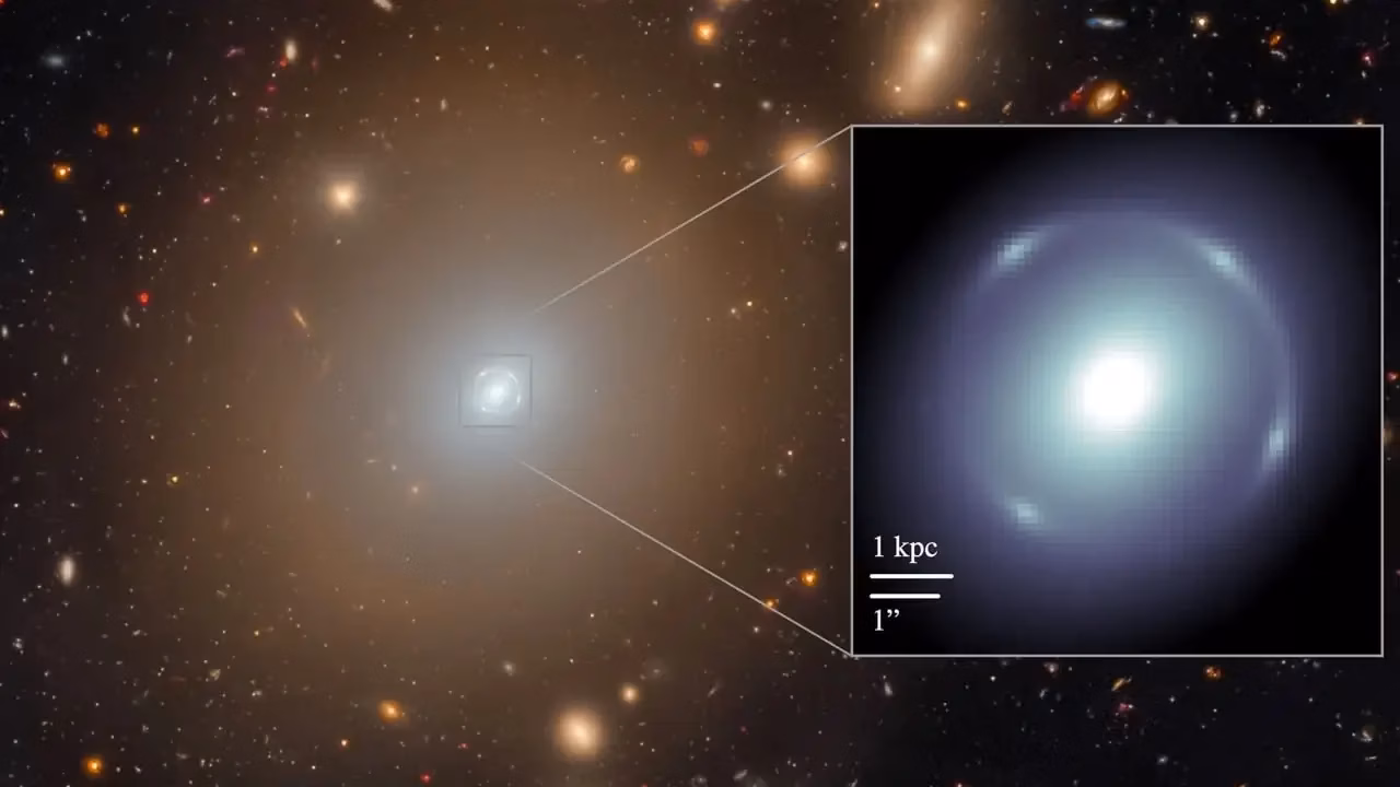 Телескоп Euclid зафиксировал идеальное «кольцо Эйнштейна» 3 20cfc715 7bf8 41f1 b9d2 4816110af568