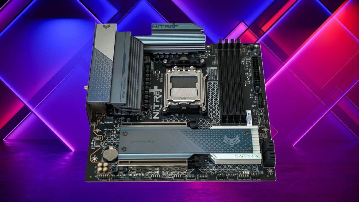 Sapphire выпустил материнскую плату с поддержкой памяти DDR5-8000 - B850M NITRO+ 3 623064 o