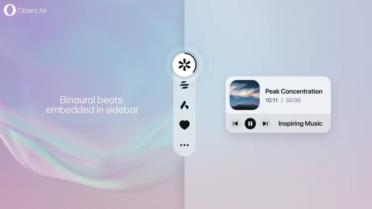 Запущен Opera Air: браузер, который помогает снизить стресс 7 boost feature binaural beats