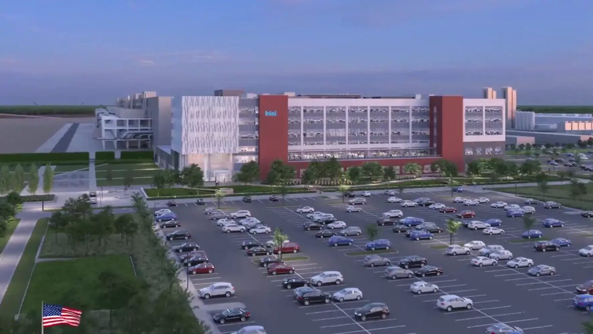 Intel откладывает открытие завода в Огайо до 2030 года 3 intel 2024 rendering