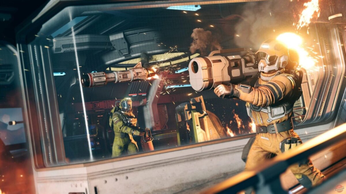 Картинка игровой сцены с вооруженными персонажами Xbox Showcase 2025