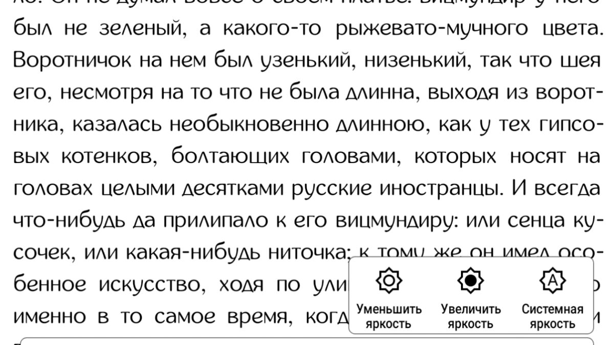 экран электронной книги Обзор Оникс Букс Галилео 2 интерфейс настройки