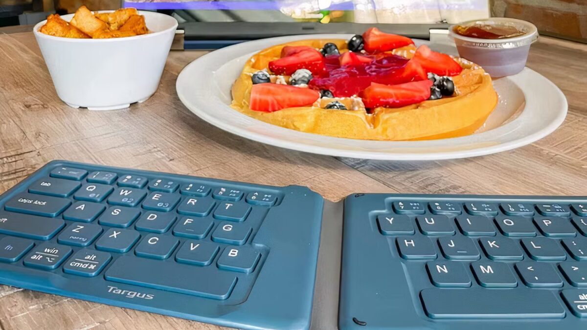 Android 16 сделает клавиатуру на планшетах более функциональной 3 targus ergonomic bluetooth keyboard feature chopped avif