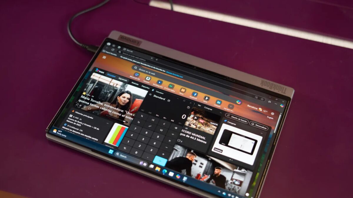 Гибкий ноутбук Lenovo ThinkBook Flip с разворотом экрана