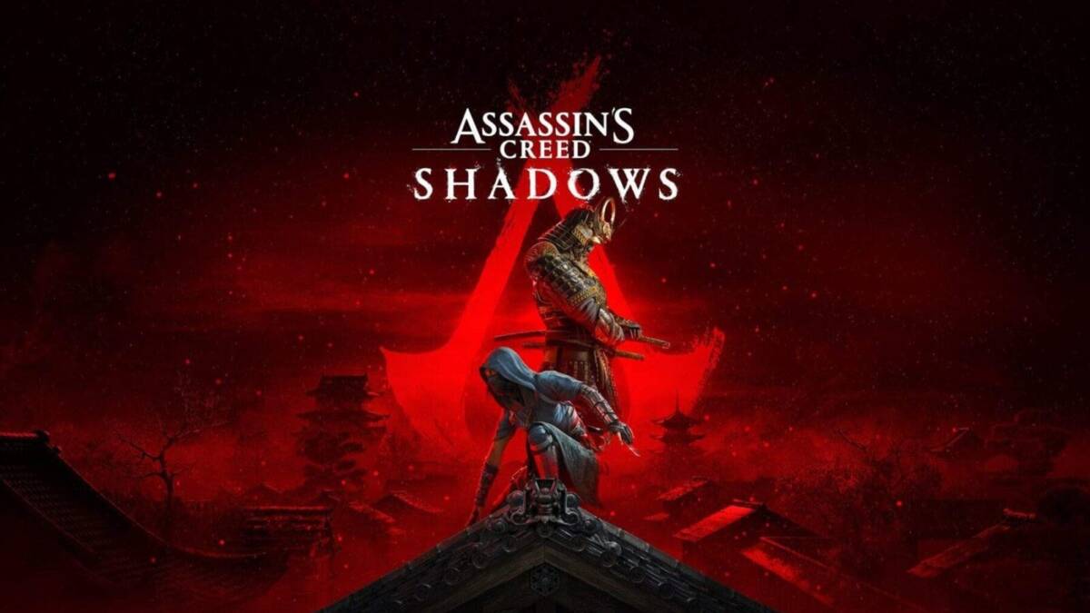 Assassin’s Creed Shadows: сюжет займет 30-40 часов, а полное прохождение — 80+ часов 3 Assassin’s Creed Shadows — ключевой арт игры Assassin’s Creed с логотипом Ubisoft