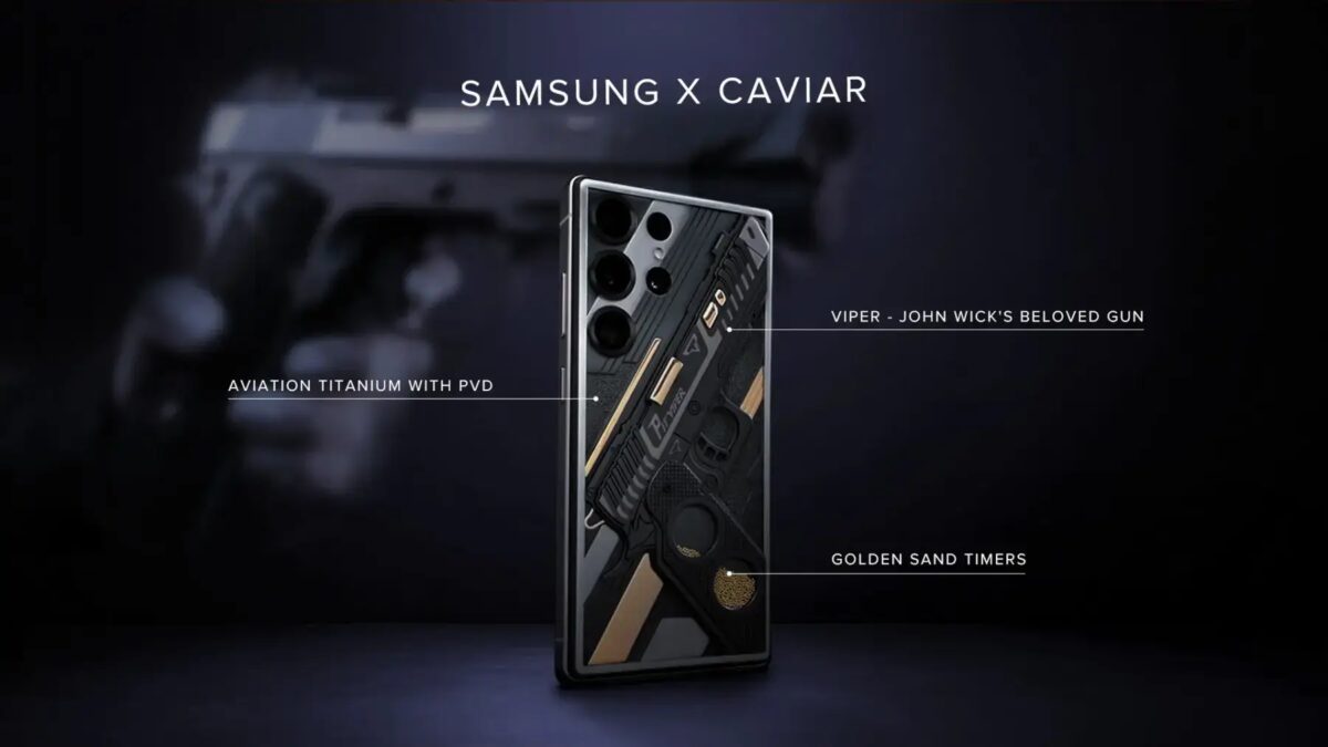 Galaxy S25 Ultra Viper: Caviar создала телефон в стиле Джона Уика 4 Galaxy S25 Ultra Viper