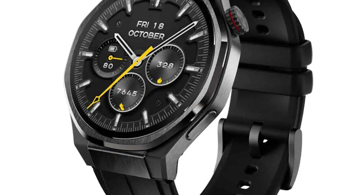 Умные часы Honor с черным циферблатом и металлическим корпусом