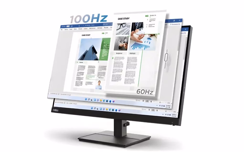 Lenovo выпускает 24,5-дюймовый офисный монитор 1080p с частотой 100 Гц и временем отклика 4 мс 2 lenovo s25e 30 refresh 1 1024x640 1