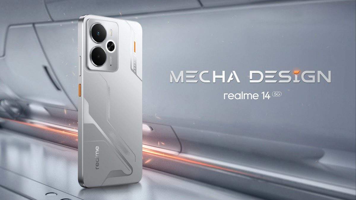Представлен Realme 14 5G с процессором Snapdragon 6 четвертого поколения, огромной батареей емкостью 6000 мАч и защитой IP69 2 main image 1742149477