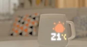 На Kickstarter появилась умная кружка PixelMug P1, которая показывает погоду