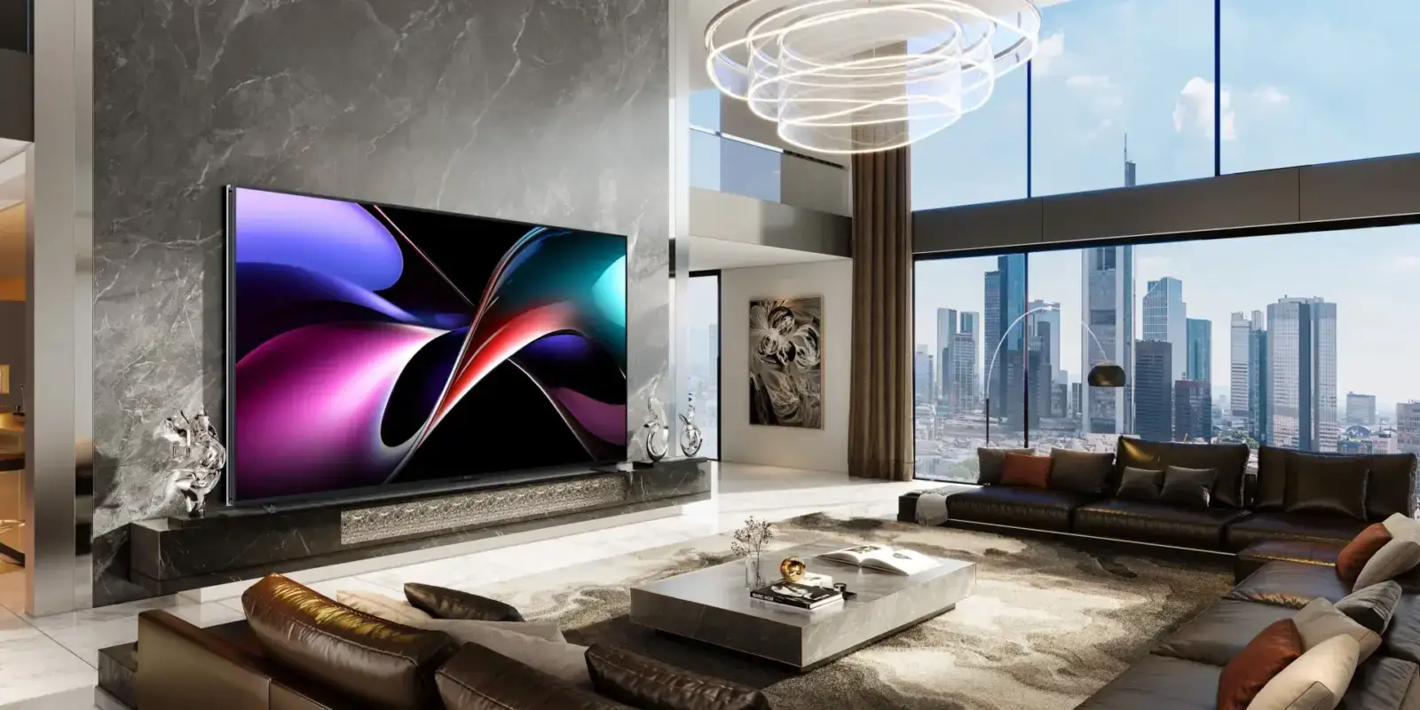 The Hisense 116UX RGB-MiniLED TV