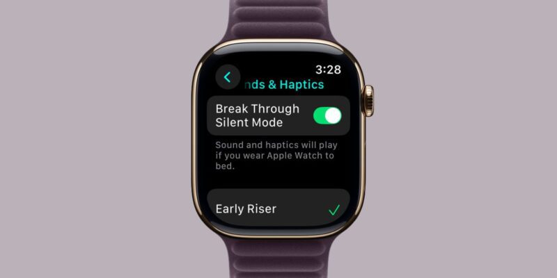 watchOS 11.4 не даст проспать: Apple добавит пробивной режим для будильника (watchos 11 4 alarm)