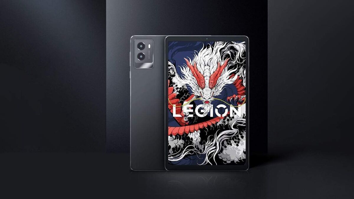Игровой планшет Lenovo Legion спереди и сзади
