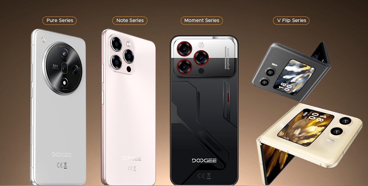 Многообразие смартфонов Doogee с разными камерами и экраном