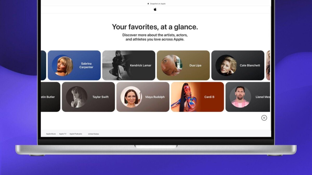 Apple запустила новую страницу Snapshot — избранное в одном месте 1 apple snapshot page