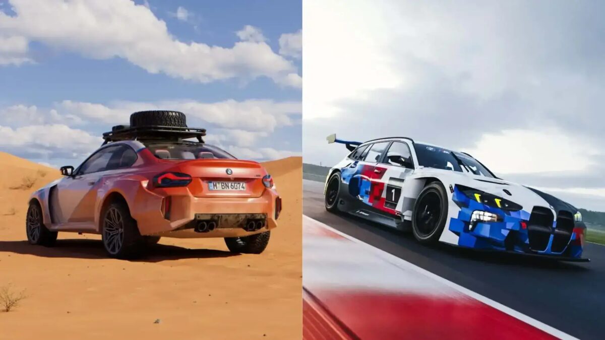 bmw m2 dakar and m3 touring gt3 evo