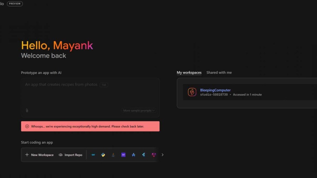 Конкурент Cursor AI? Google запустил Firebase Studio для создания приложений без кода 5 firebase studio