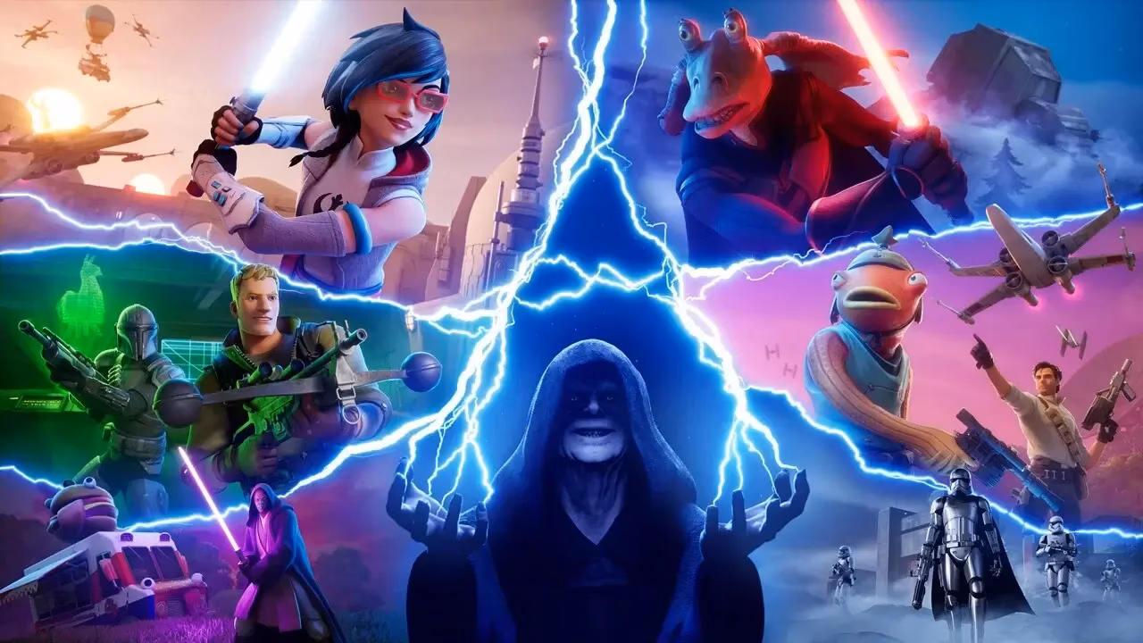 Fortnite: Galactic Battle — новый сезон, полностью посвящённый Star Wars, стартует 2 мая 2 fortnite star wars galactic battle key art