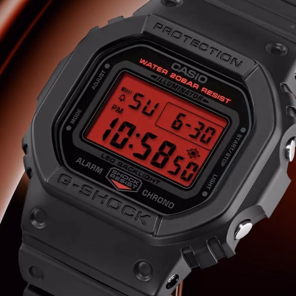 G-SHOCK представила новую модель DW-5600BBR-1