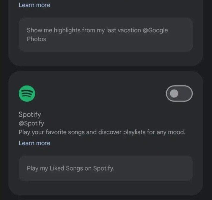 Gemini получил интеграцию с Google Photos: поиск воспоминаний голосом 4 google gemini android app google photos integration toggle