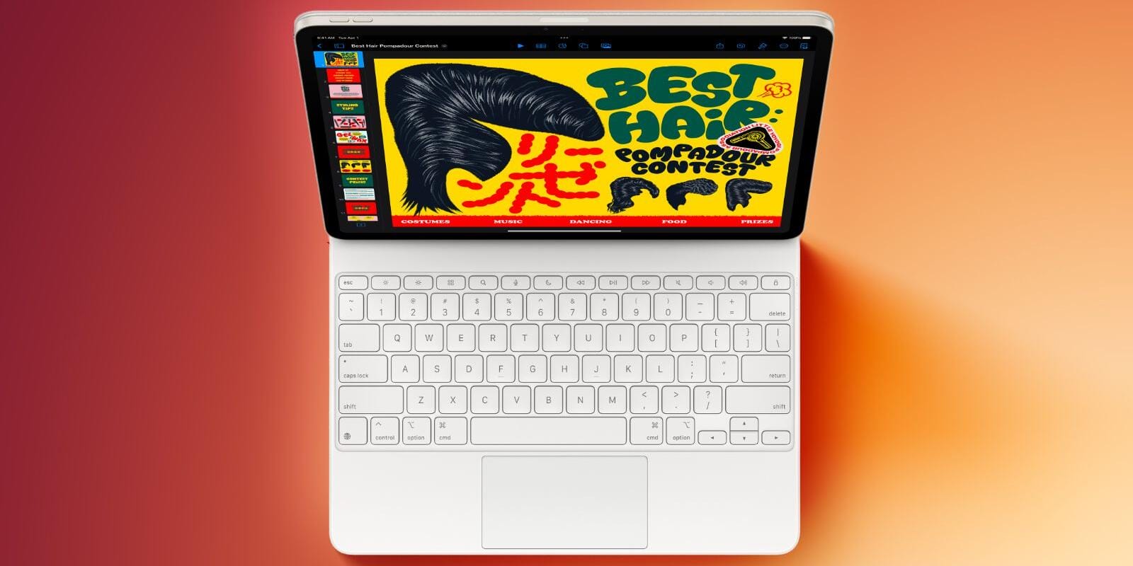 ipad air magic keyboard feature