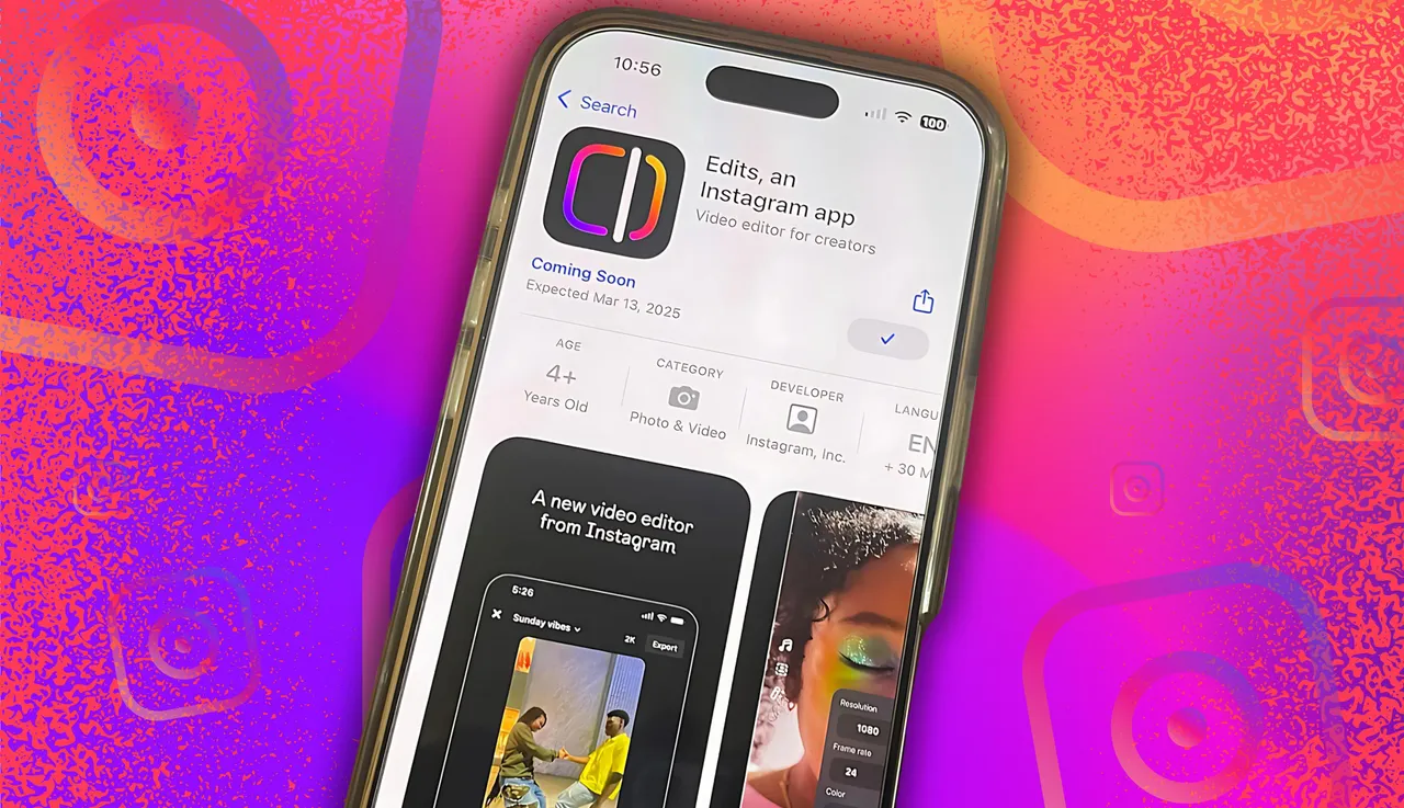 Instagram* выпустил видеоредактор Edits — бесплатную альтернативу CapCut 4 launches edits video editor to rival tiktoks capcut2.jpg