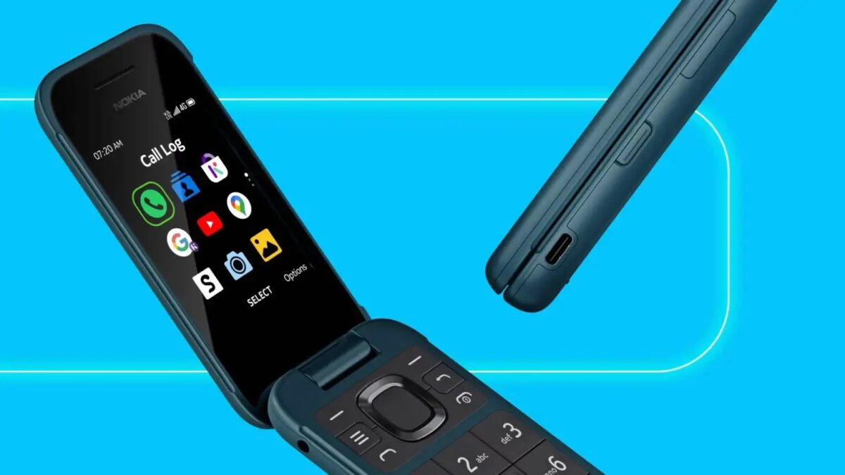 Кнопочный телефон HMD с ярким дисплеем и клавиатурой