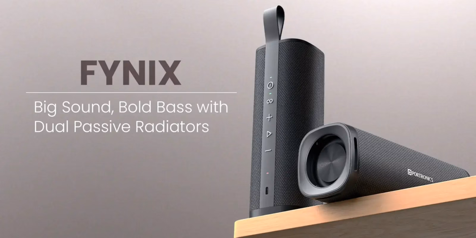Portronics представляет портативную Bluetooth-колонку Fynix 2 Portronics Fynix