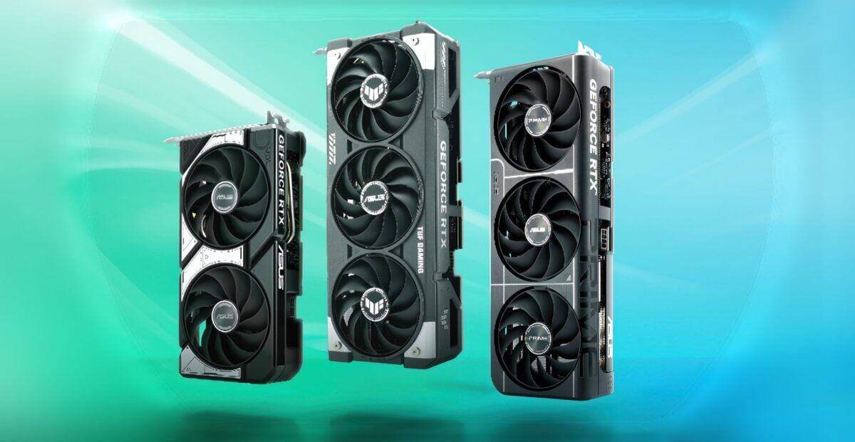 Видеокарта NVIDIA GeForce RTX 5060 Ti 8GB с вентиляторами на радиаторе ASUS, GIGABYTE и GALAX