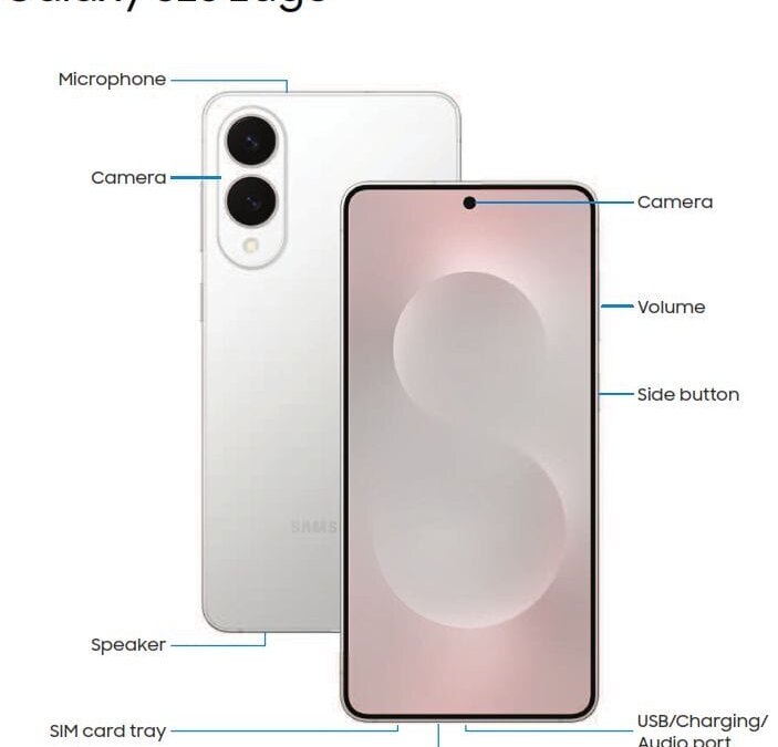 Подробный дизайн Samsung Galaxy S25 Edge утек в сеть 3 samsung galaxy s25 edge layout leak blass mid.webp