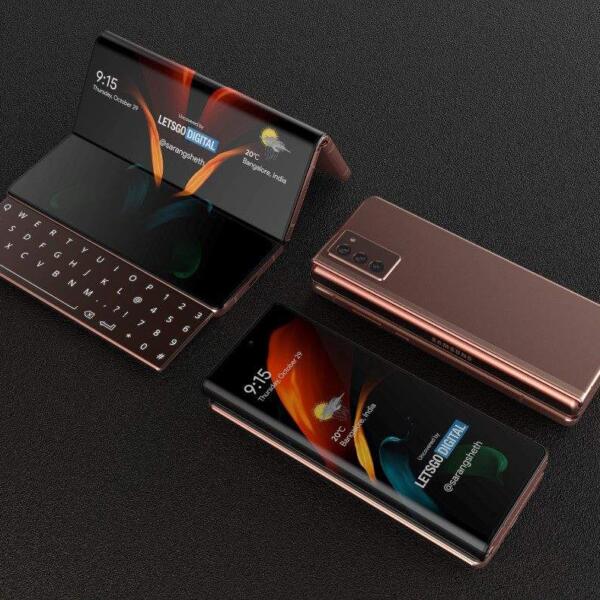 Samsung разрабатывает смартфон с четырьмя сгибающимися экранами (samsung galaxyfold3 concept 1)