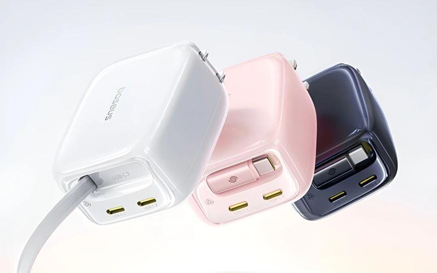 Представлена компактная GaN-зарядка Retractable Cable Charger 67W 3C 3 4cabd53a10