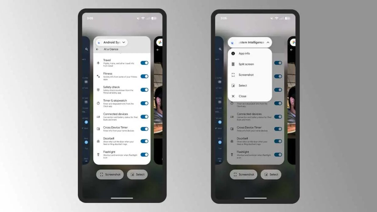 Android 16 обновил меню «Недавние» с выпадающими опциями 3 android 16 qpr1 recents menu 1.jpg