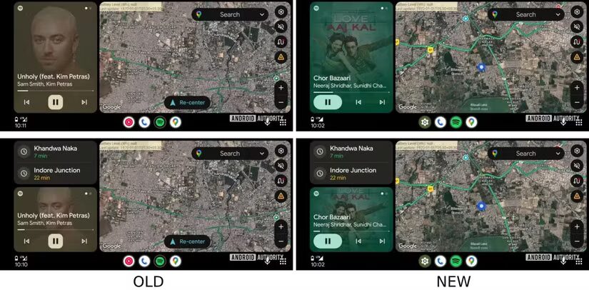 android auto old new