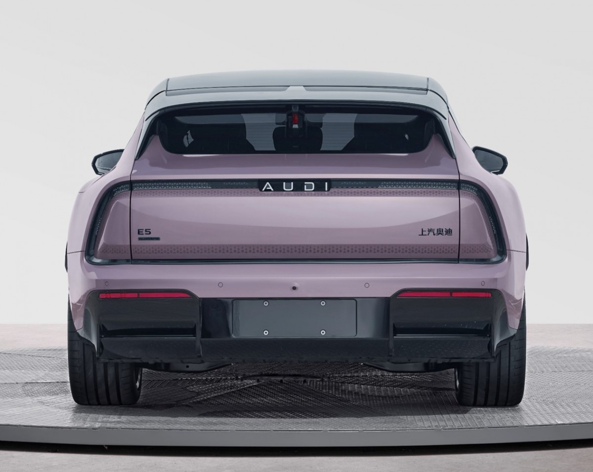 AUDI E5 Sportback: утечка характеристик