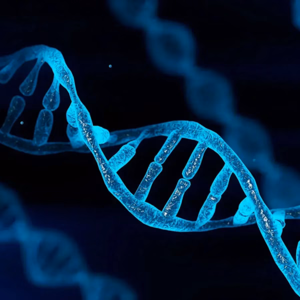 dna strands concept illustration