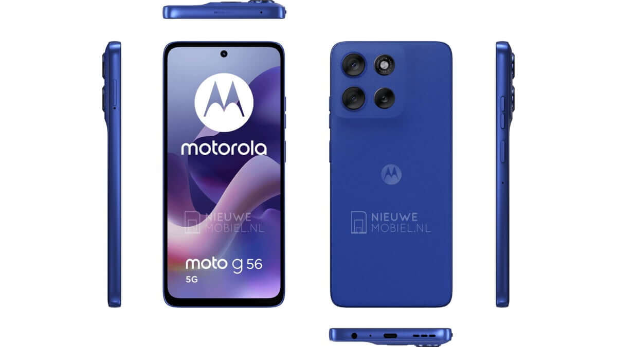 Moto G56: бюджетная новинка Motorola засветилась в сети 4 fresh leak shows motorolas upcoming moto g56 from all angles.webp