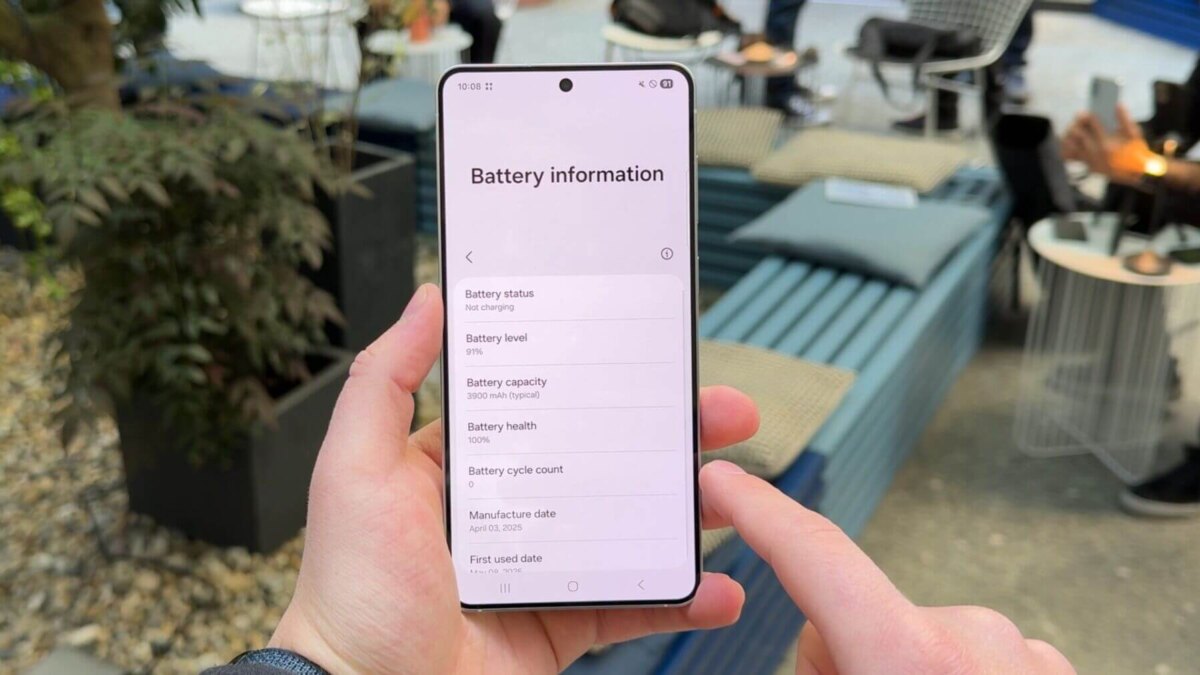 Samsung Galaxy S25 Edge: какое место тонкий флагман занимает в линейке Galaxy 12 galaxy s25 edge battery info 1920x1079 1
