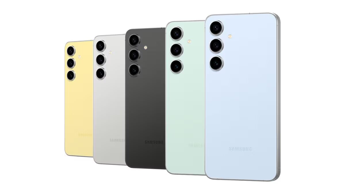 Многоцветные задние панели Samsung Galaxy S25 FE с потрясающими камерами