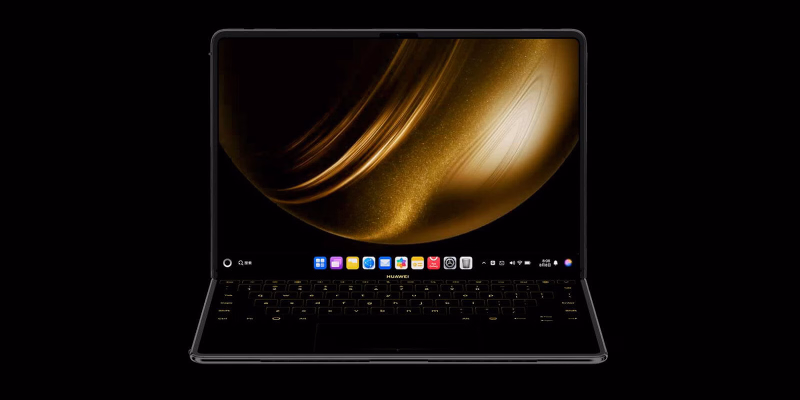 Huawei представила складной ноутбук MateBook Fold с 18-дюймовым OLED-экраном 4 huawei matebook fold on screen keyboard