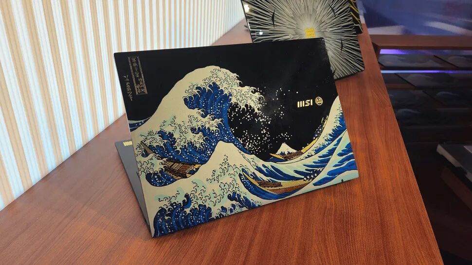 Computex 2025: MSI представила ноутбук MSI Prestige 13+ AI Ukiyo-e Edition 2 img 4260