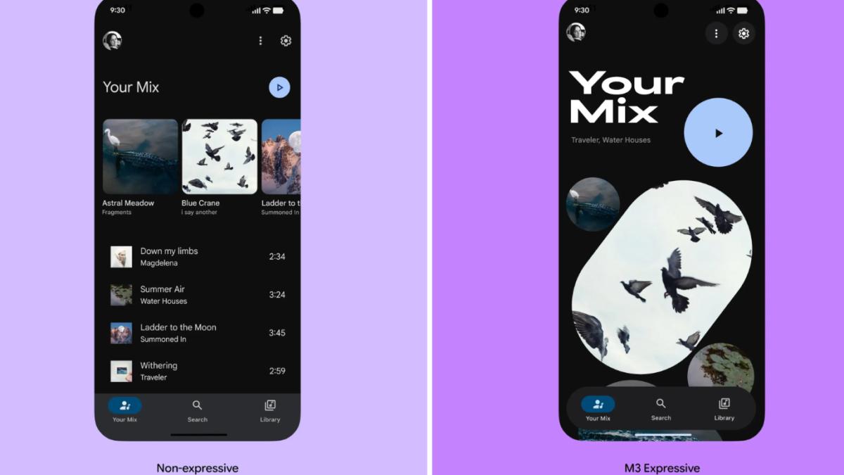 Google случайно раскрыла новый дизайн Android — Material 3 Expressive 5 material 3 redesign your mix.png 2
