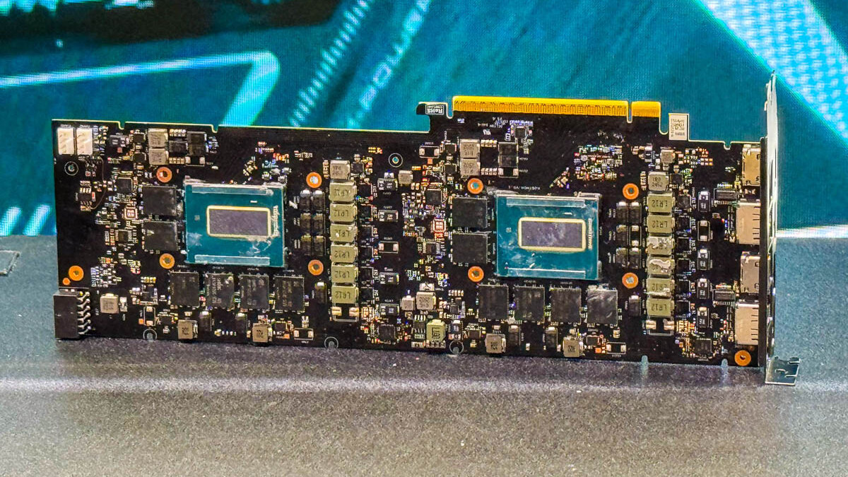 maxsun intel arc pro b60 dual gpu 48gb at computex 2025 2