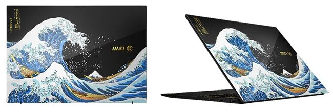 Самые необычные ноутбуки на выставке Computex 2025 9 msi prestige 13 ai ukiyo e edition 2