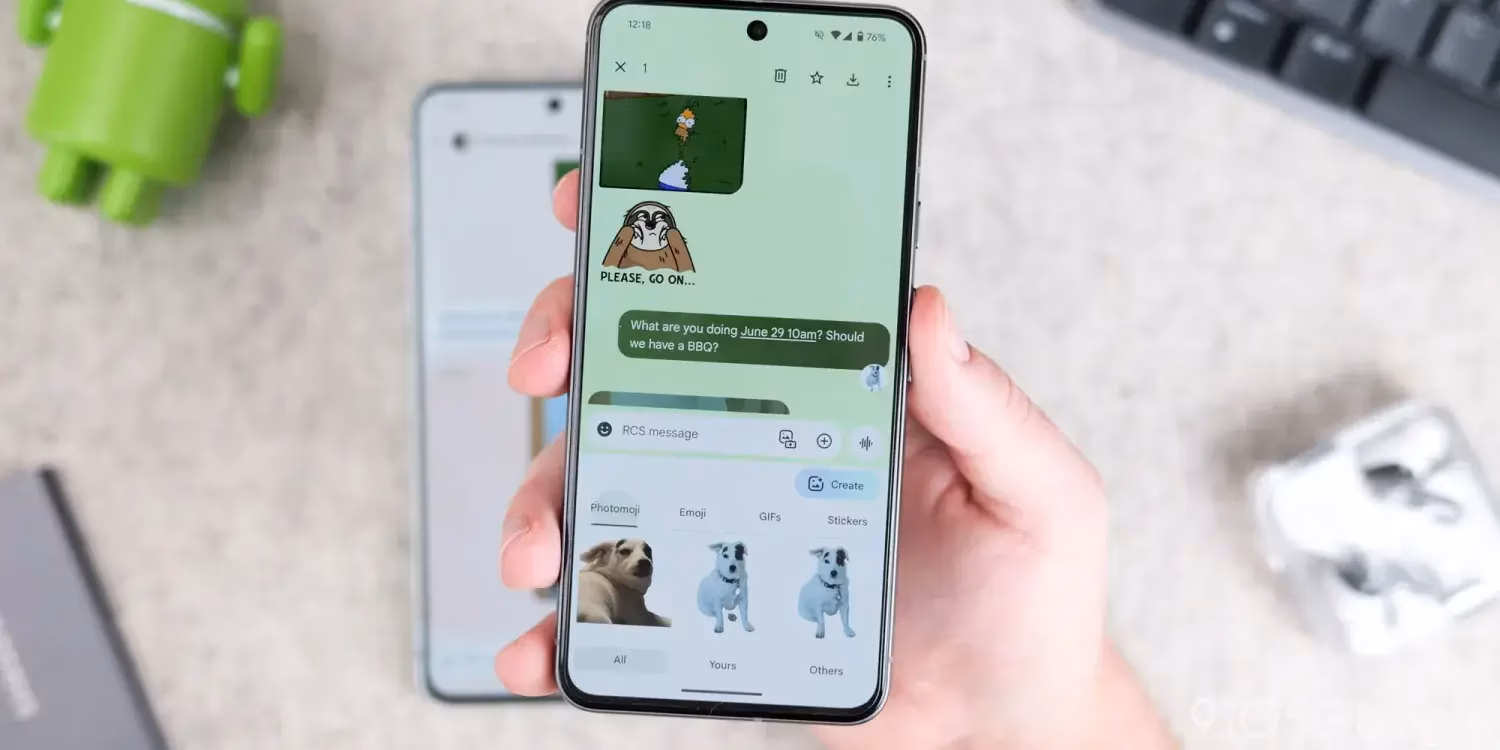 Google Messages запускает собственные иконки для групповых чатов 1 Google Messages
