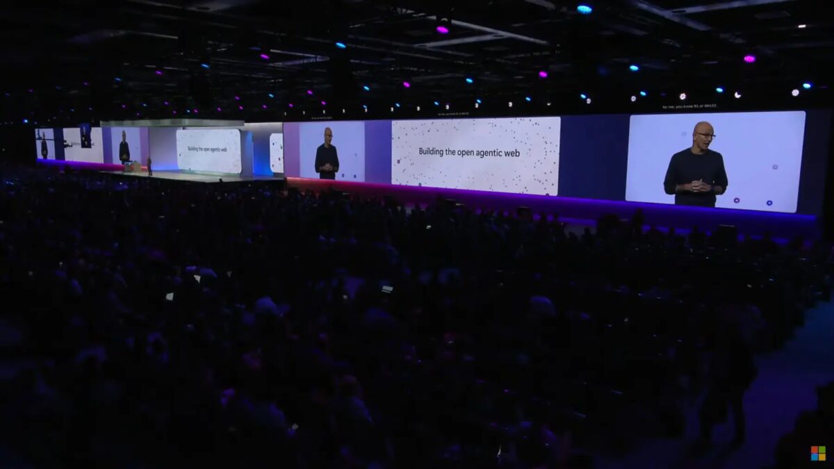 Большая сценическая часть конференции Microsoft Build 2025