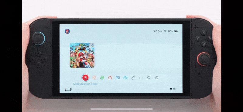 У Nintendo Switch 2 появится режим защиты аккумулятора 3 switch 2 battery percentage.gif