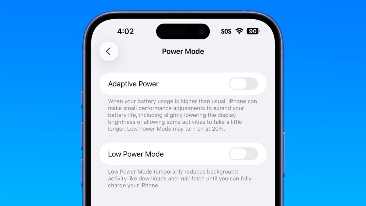 adaptive power mode