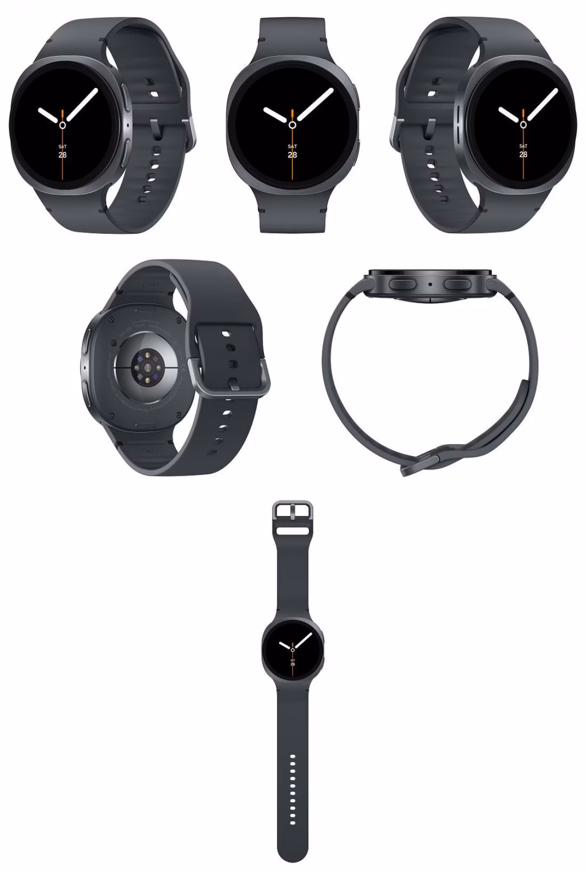 Samsung Galaxy Watch 8: утечка рендеров раскрывает дизайн всех моделей новой серии 5 Samsung Galaxy Watch 8