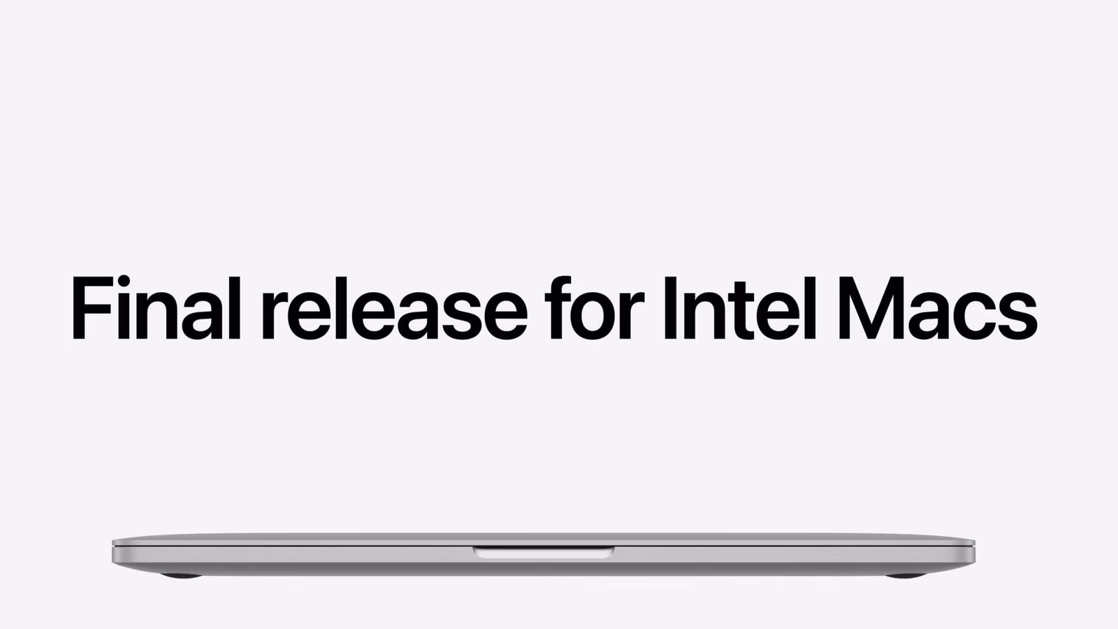 Apple прекратит обновление Intel Mac после macOS Tahoe 2 intel macs no more updates
